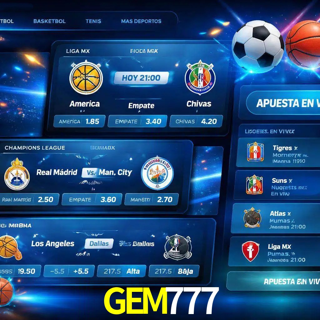Mercados de apuestas deportivas GEM777 para jugadores en México