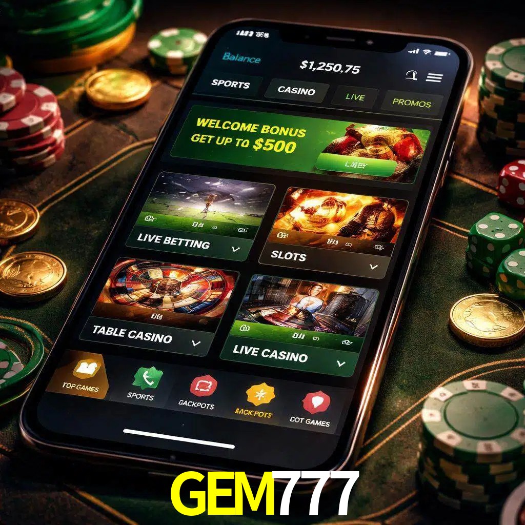 Diseño de juegos móviles GEM777 para usuarios en México